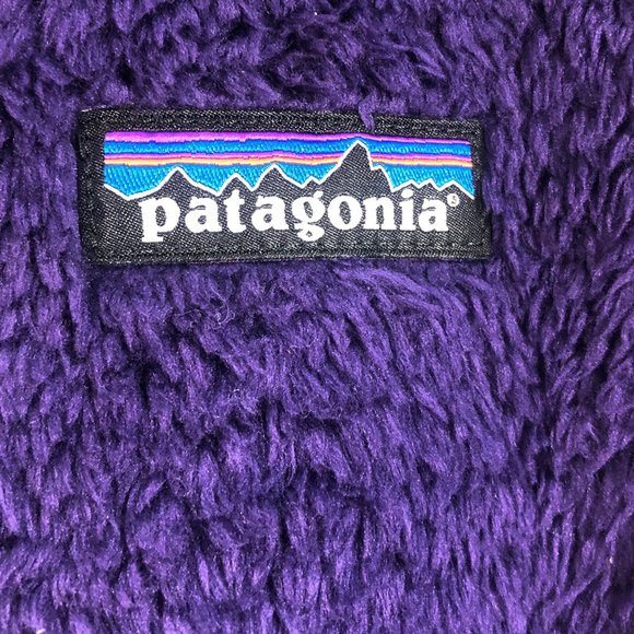 PATAGONIA Los Gatos Deep-Pile Sherpa Fleece Vest in Tempest Purple S - Picture 3 of 10